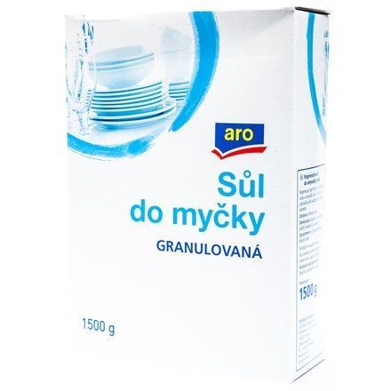 Sůl granulovaná myček nádobí ARO 1,5 kg - 2. jakost Ostatní