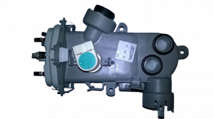 Těleso topné, čidlo teploty, motorek směrovače vody myček nádobí Bosch Siemens - 00498623 BSH - Bosch / Siemens