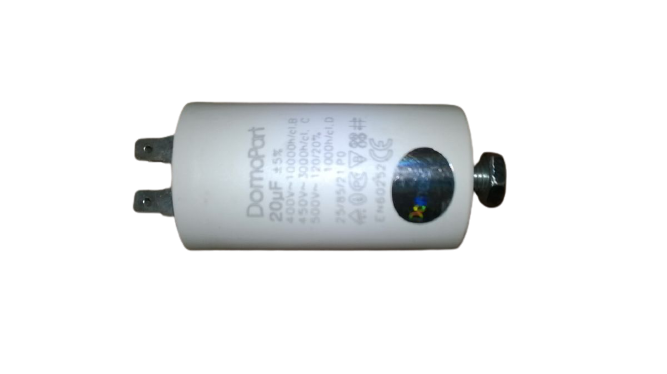 Kondenzátor rozběhový 20 µF do pračky univerzální - 651016791 Universal