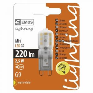 Led žárovka Emos 2,5W LED G9 240V - ZL3804