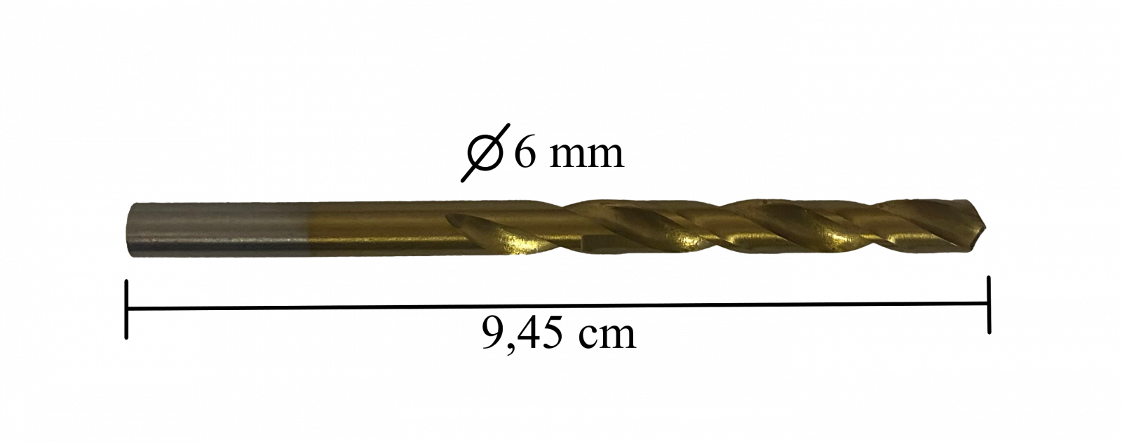 Vrták HSS 6,0 mm TITAN Univerzální