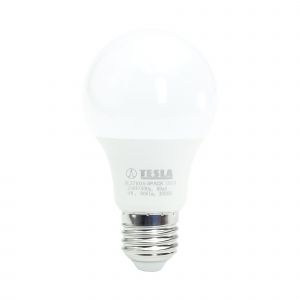 Tesla - LED žárovka BULB E27, 9W, 230V, 806lm, 25 000h, 3000K teplá bílá, 220st 5ks v balení