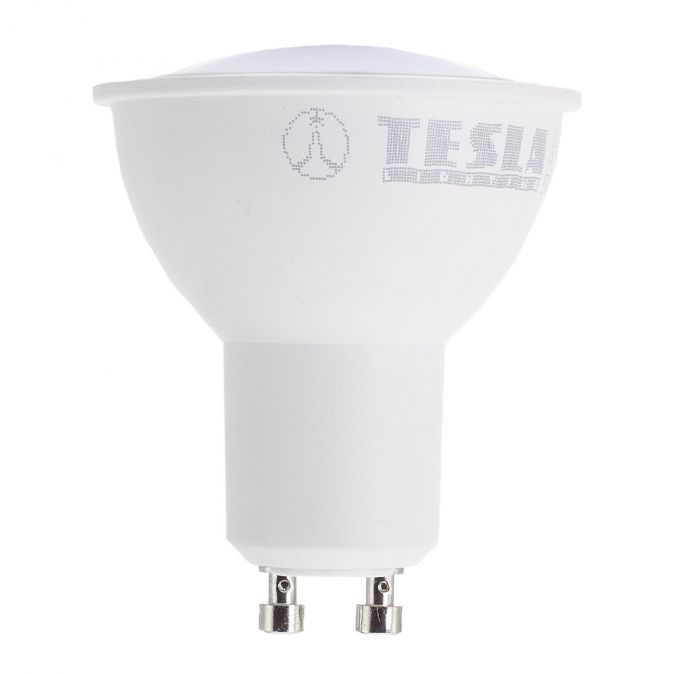 Tesla - LED žárovka GU10, 5W, 230V, 410lm, 25 000h, 4000K denní bílá, 100st Tesla Lighting
