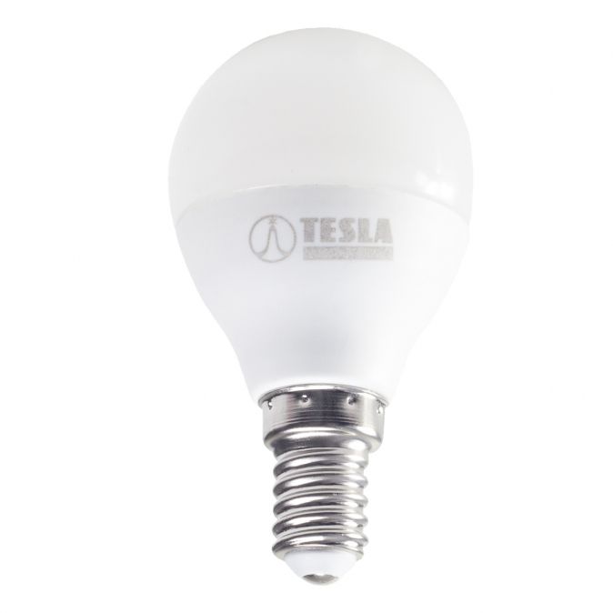 Tesla - LED žárovka miniglobe BULB, E14, 3W, 230V, 250lm, 25 000h, 3000K teplá bílá, 220st Tesla Lighting