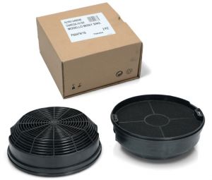 Uhlíkové filtry, 2 ks, průměr 150 mm, v 50 mm, odsavačů par Elica - CFC0141497 Ostatní
